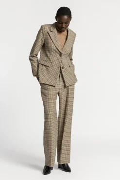Xandres Blazer à carreaux-Femme Blazers