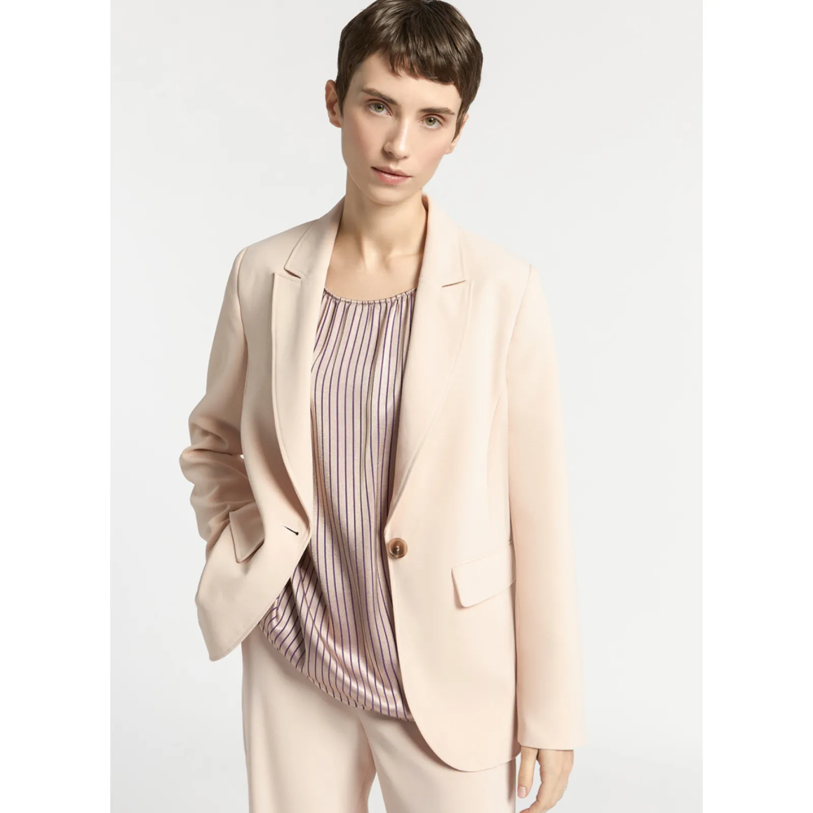 Xandres Blazer droit à col revers-Femme Xandres Plus|Blazers