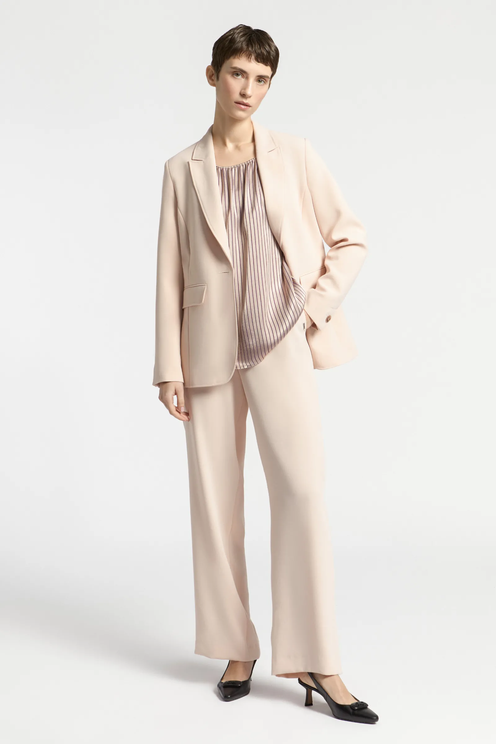 Xandres Blazer droit à col revers-Femme Xandres Plus|Blazers