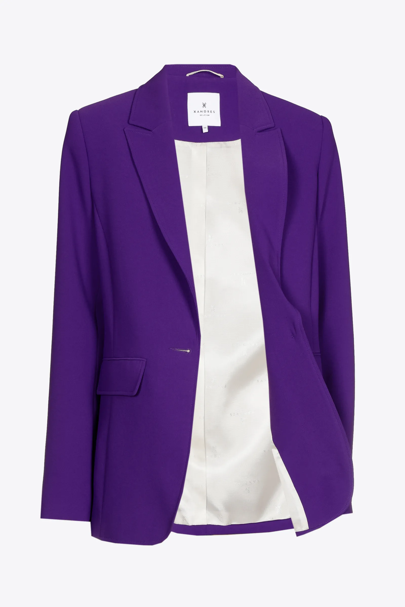 Xandres Blazer droit à col revers-Femme Xandres Plus|Blazers