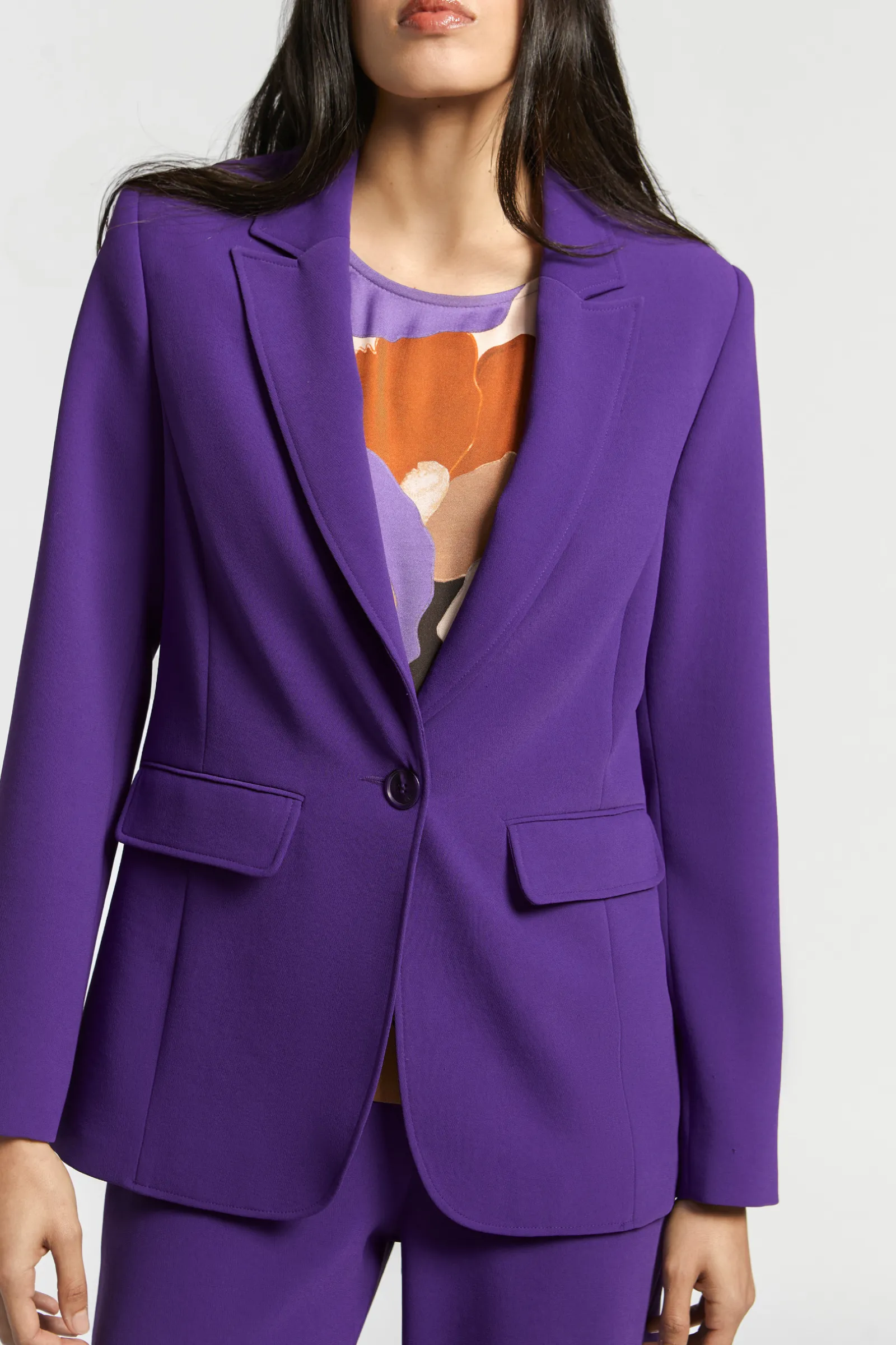 Xandres Blazer droit à col revers-Femme Xandres Plus|Blazers