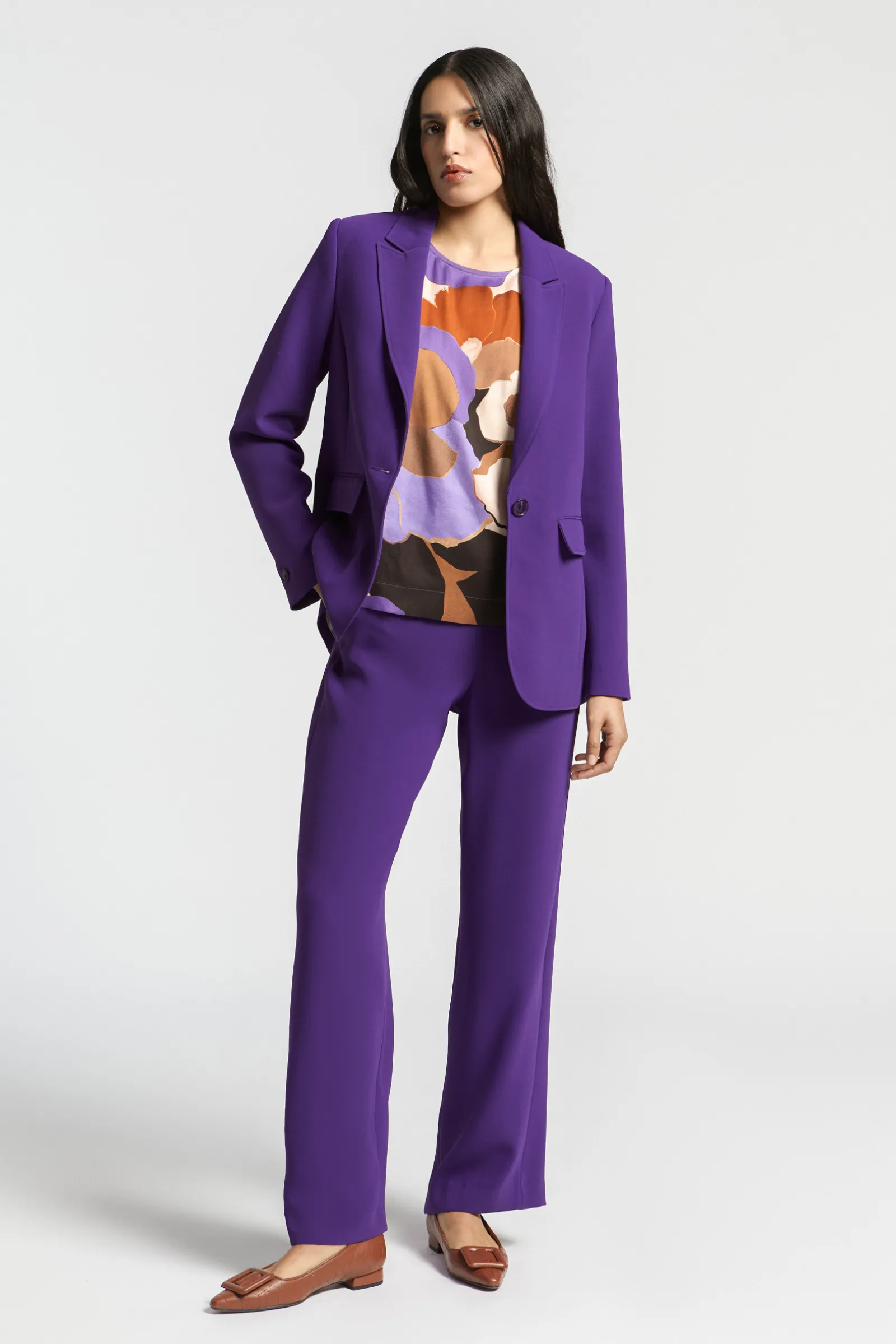 Xandres Blazer droit à col revers-Femme Xandres Plus|Blazers