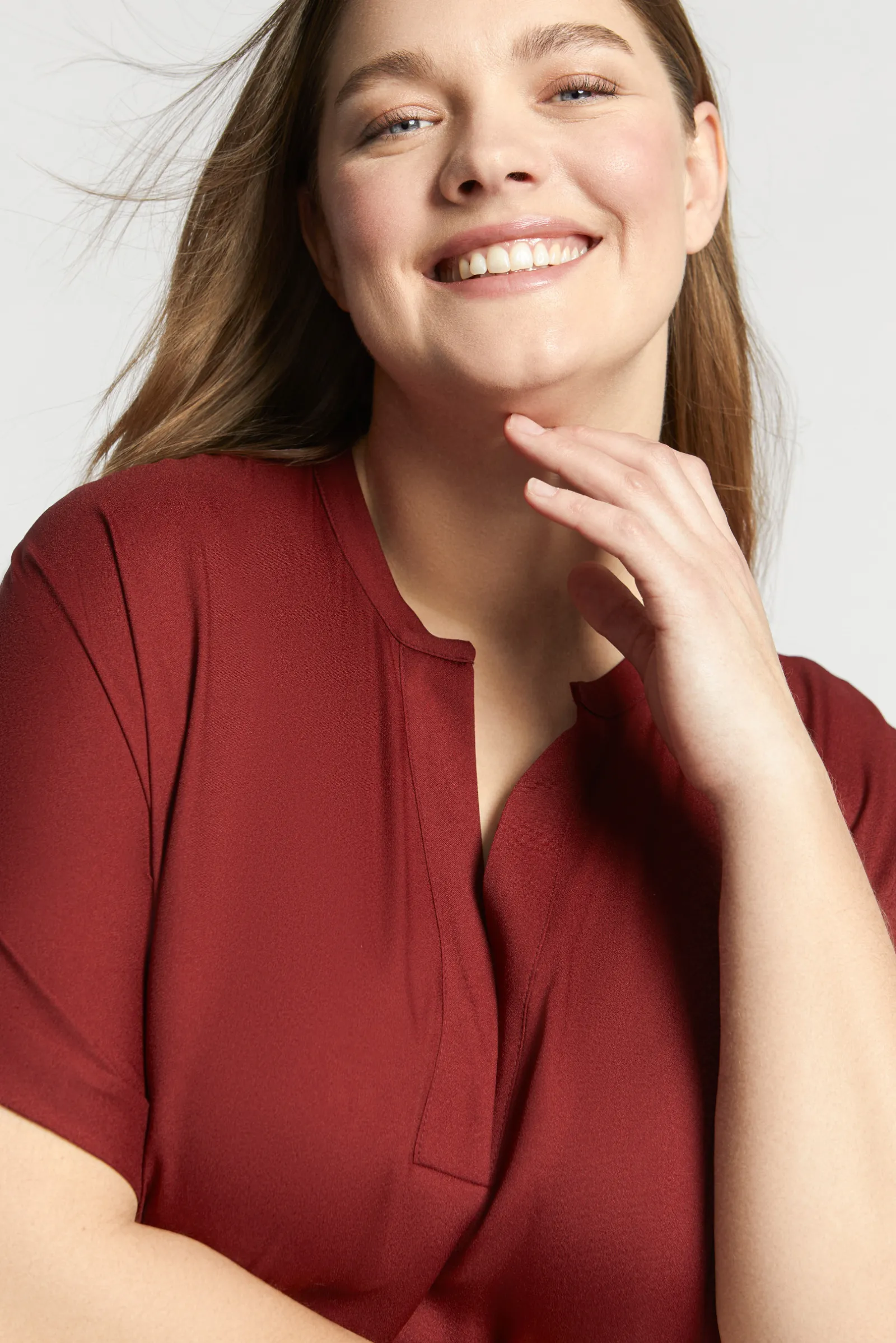 Xandres Blouse brillante-Femme Xandres Plus|Blouses