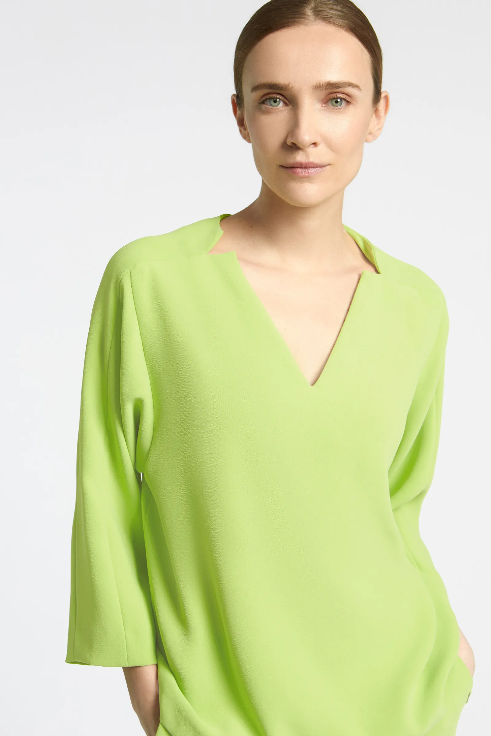 Xandres Blouse à col en V-Femme Blouses