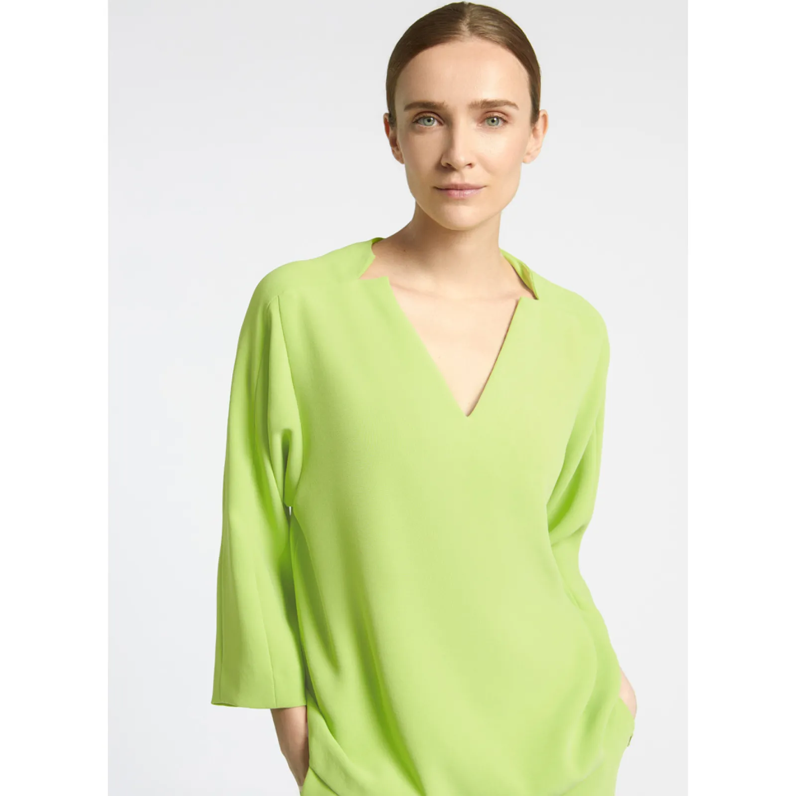 Xandres Blouse à col en V-Femme Blouses