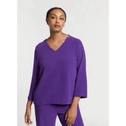 Xandres Blouse à col en V-Femme Xandres Plus|Blouses