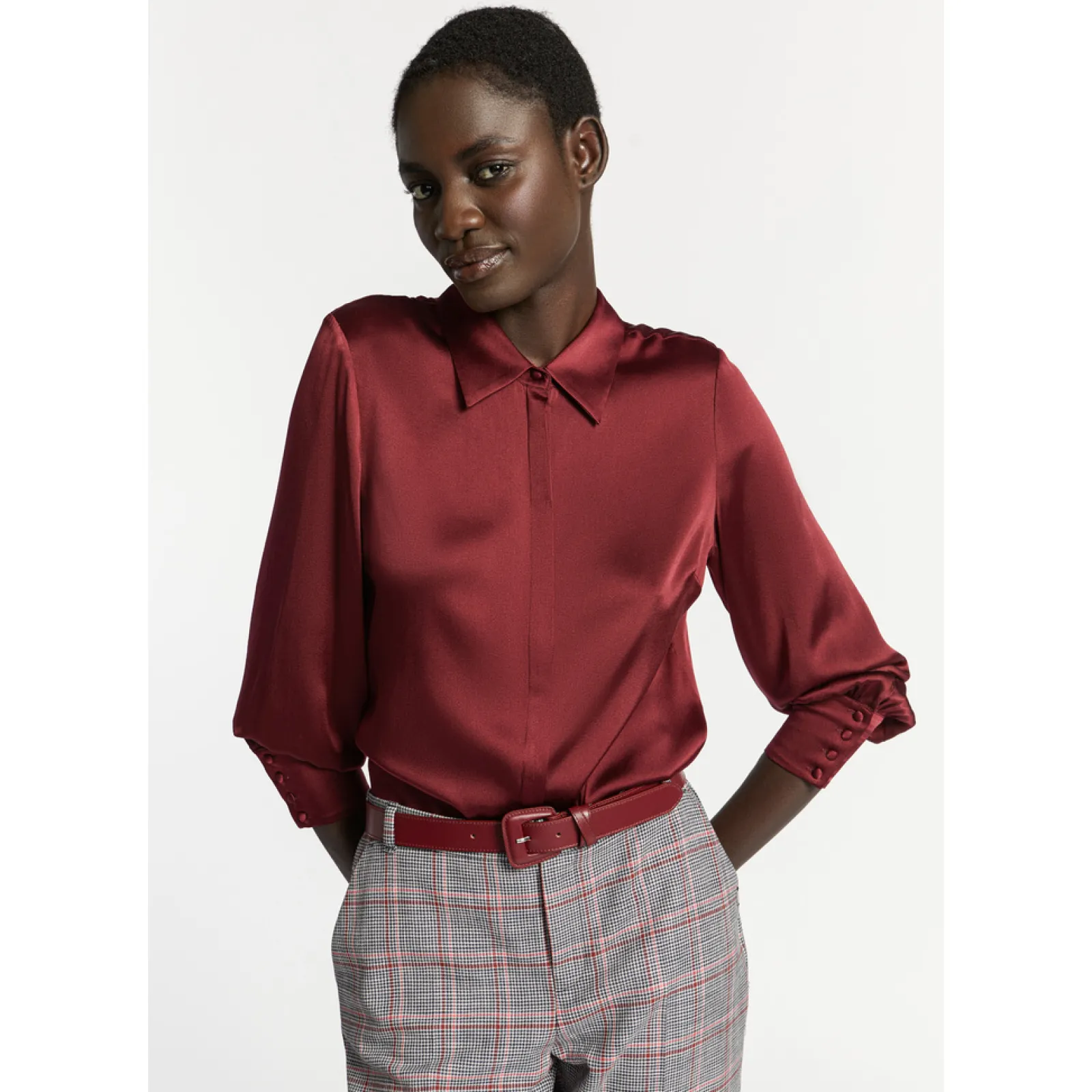 Xandres Blouse en soie-Femme Blouses