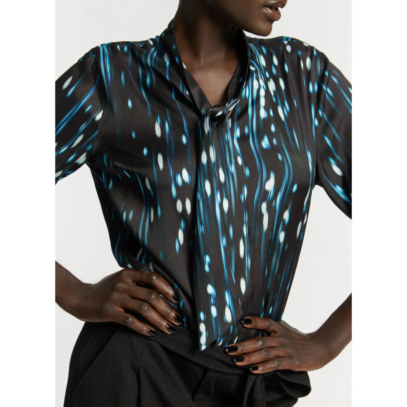 Xandres Blouse à imprimé hivernal-Femme Xandres Plus|Blouses