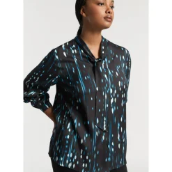 Xandres Blouse à imprimé hivernal-Femme Xandres Plus|Blouses