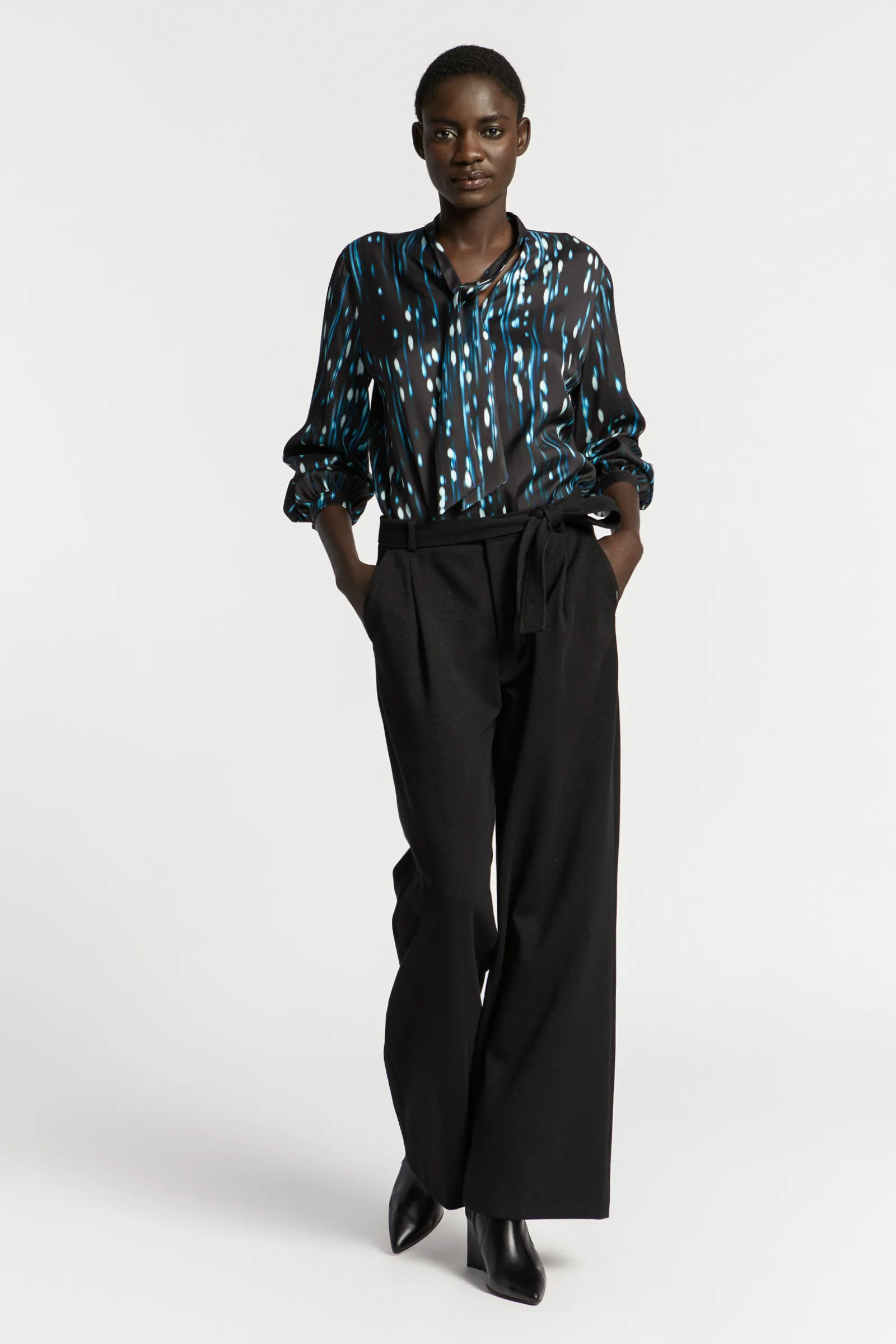 Xandres Blouse à imprimé hivernal-Femme Xandres Plus|Blouses