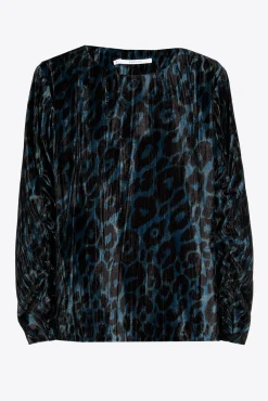 Xandres Blouse à imprimé léopard-Femme Blouses