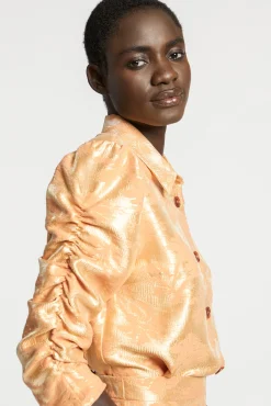 Xandres Blouse jacquard à imprimé floral-Femme Blouses