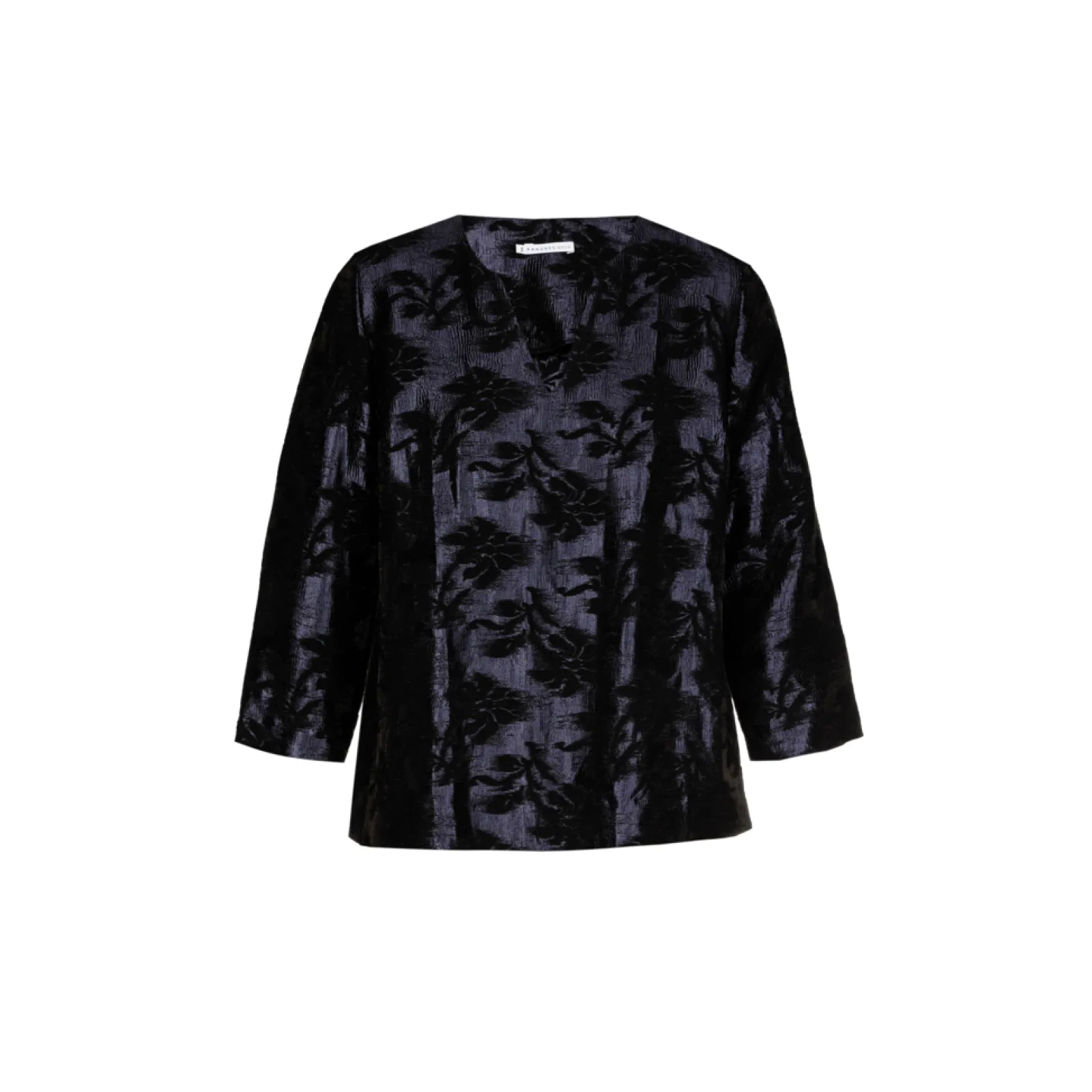 Xandres Blouse jacquard à imprimé floral-Femme Xandres Plus|Blouses