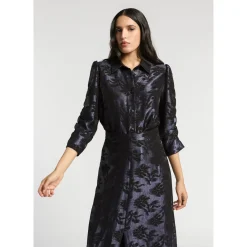 Xandres Blouse jacquard à imprimé floral-Femme Blouses