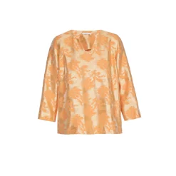 Xandres Blouse jacquard à imprimé floral-Femme Xandres Plus|Blouses