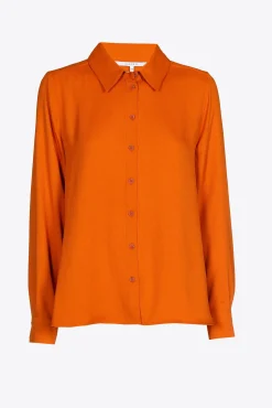 Xandres Blouse élégante avec col de chemise-Femme Xandres Plus|Blouses