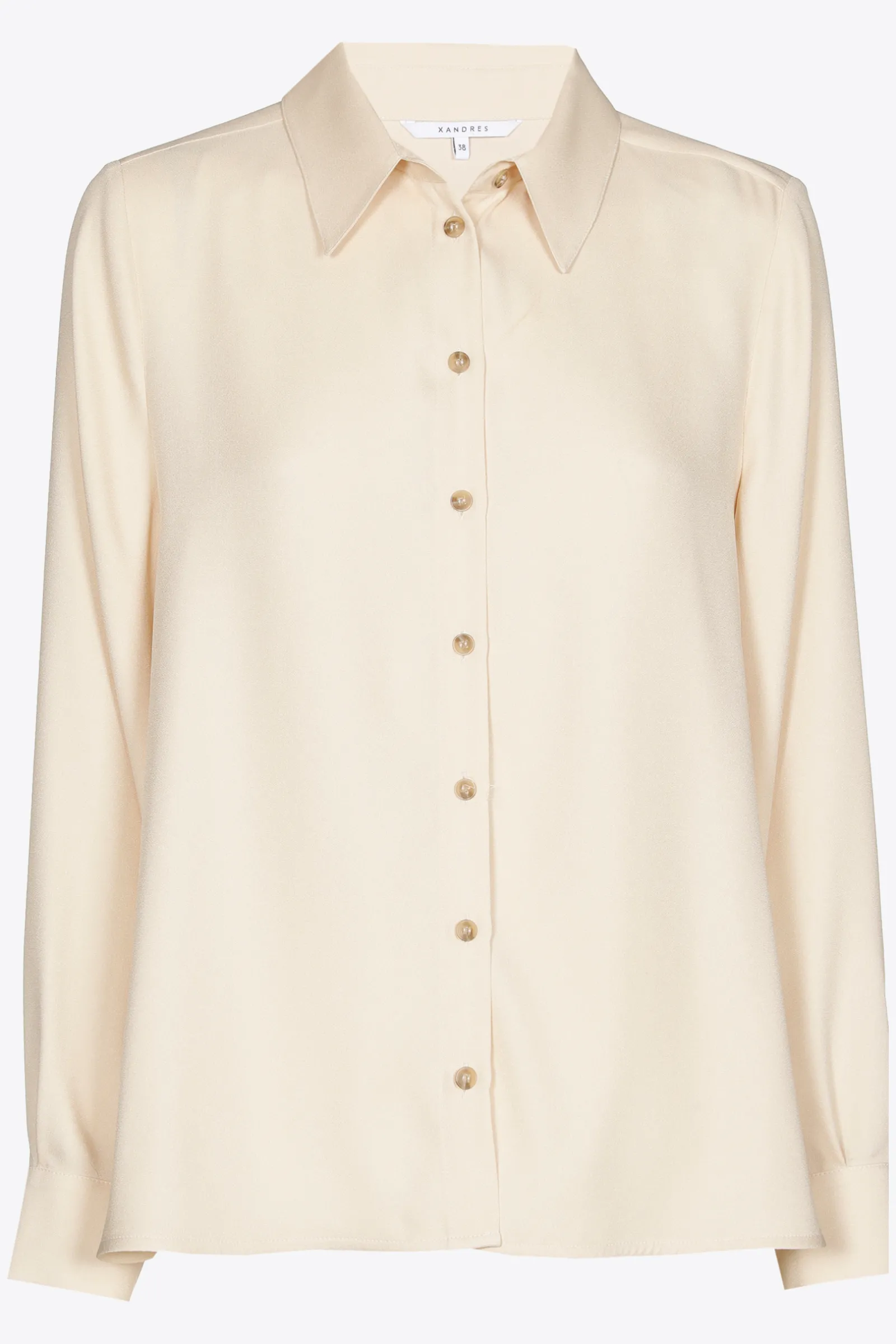 Xandres Blouse élégante avec col de chemise-Femme Blouses|Xandres Plus