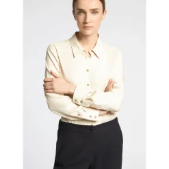 Xandres Blouse élégante avec col de chemise-Femme Blouses|Xandres Plus