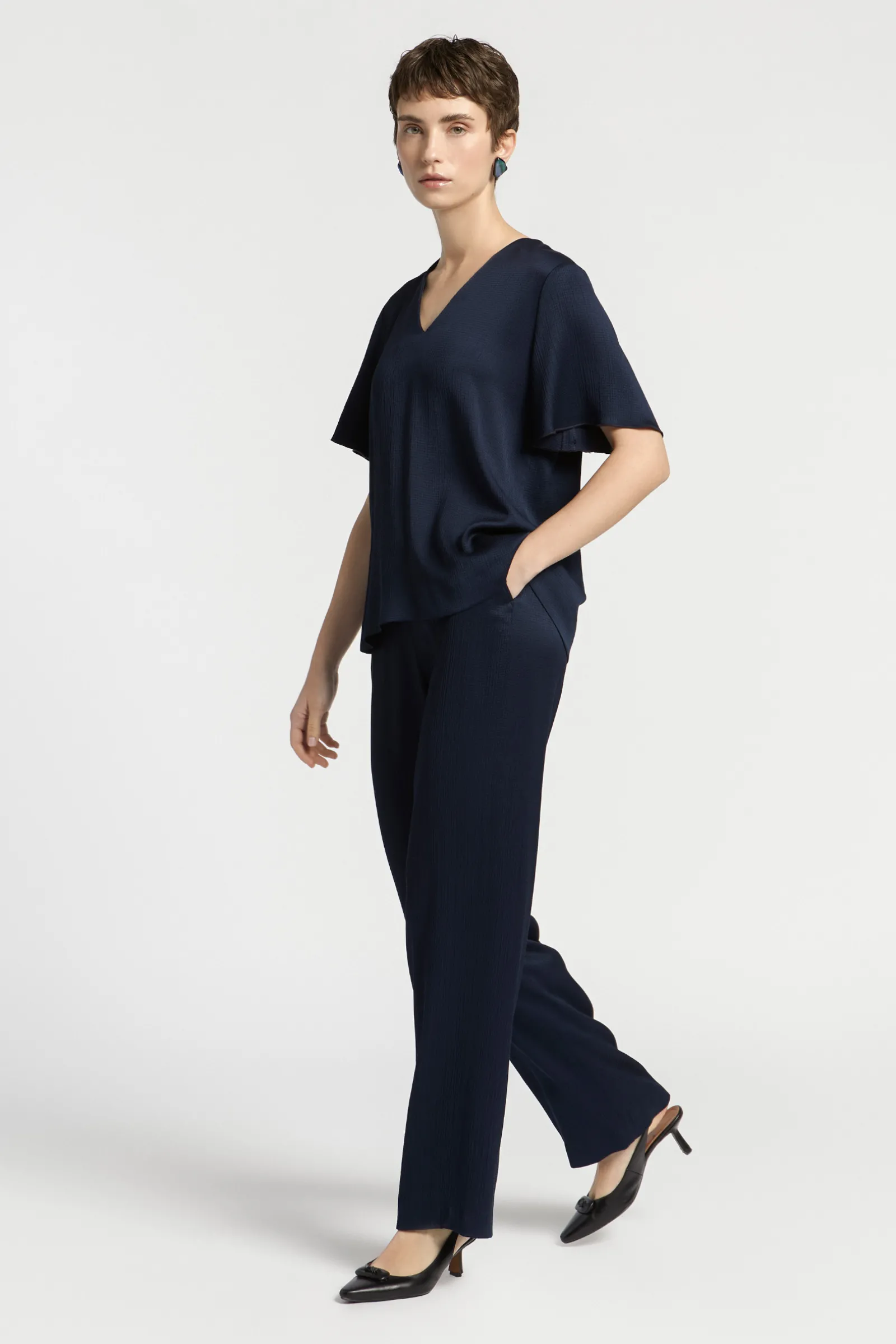 Xandres Blouse à manches courtes-Femme Xandres Plus|Blouses