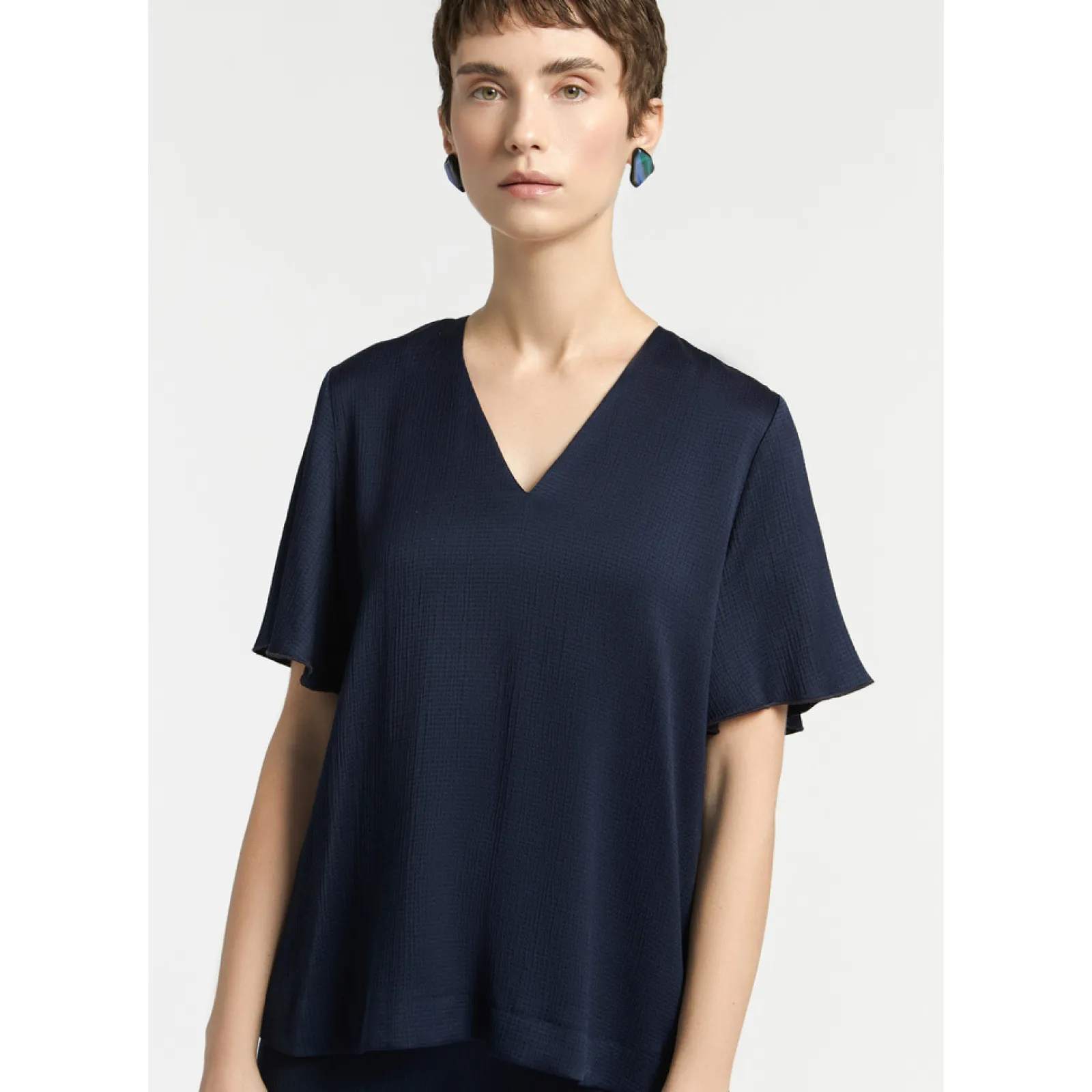 Xandres Blouse à manches courtes-Femme Xandres Plus|Blouses