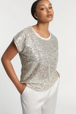 Xandres Blouse à paillettes-Femme Xandres Plus