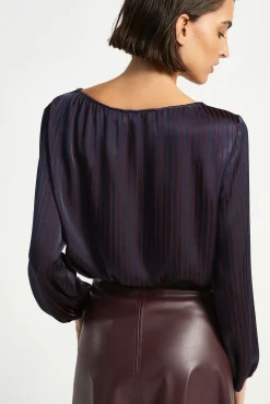 Xandres Blouse rayée-Femme Xandres Plus|Blouses