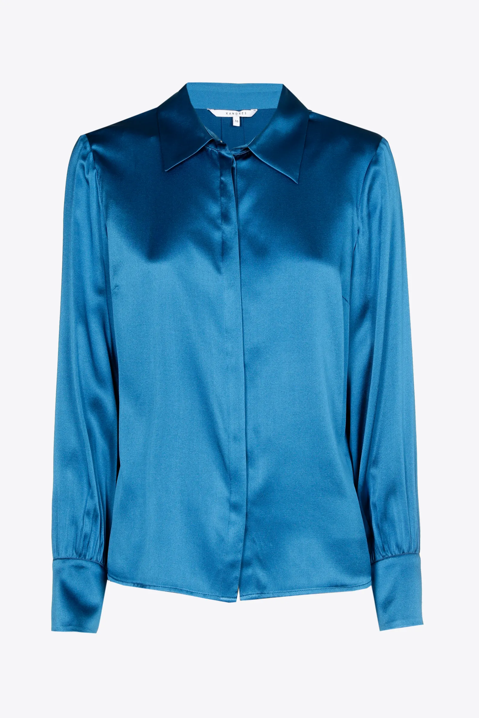 Xandres Blouse unie en soie-Femme Xandres Plus|Blouses