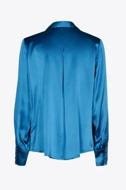Xandres Blouse unie en soie-Femme Xandres Plus|Blouses