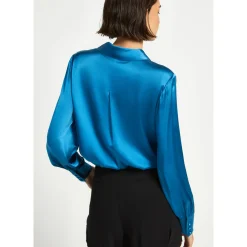 Xandres Blouse unie en soie-Femme Xandres Plus|Blouses