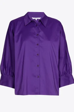 Xandres Blouse volumineuse avec col de chemise-Femme Blouses