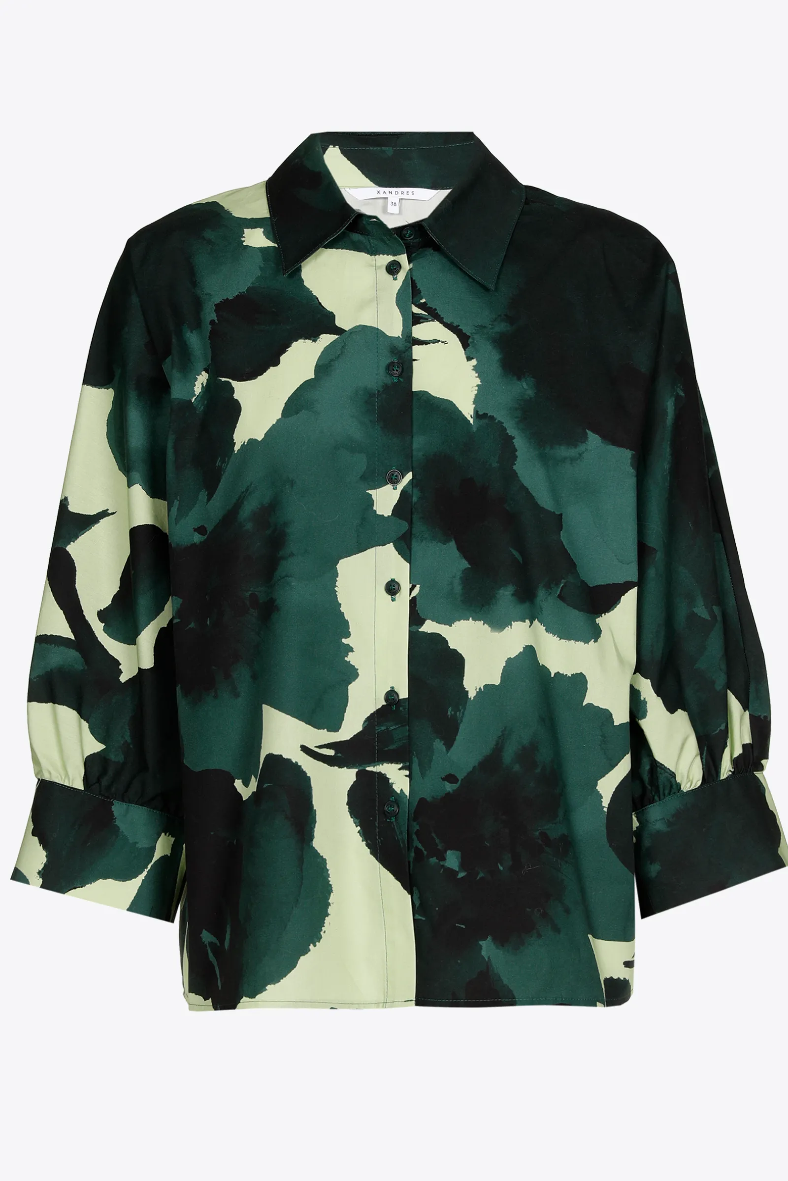 Xandres Blouse volumineuse avec col de chemise-Femme Blouses