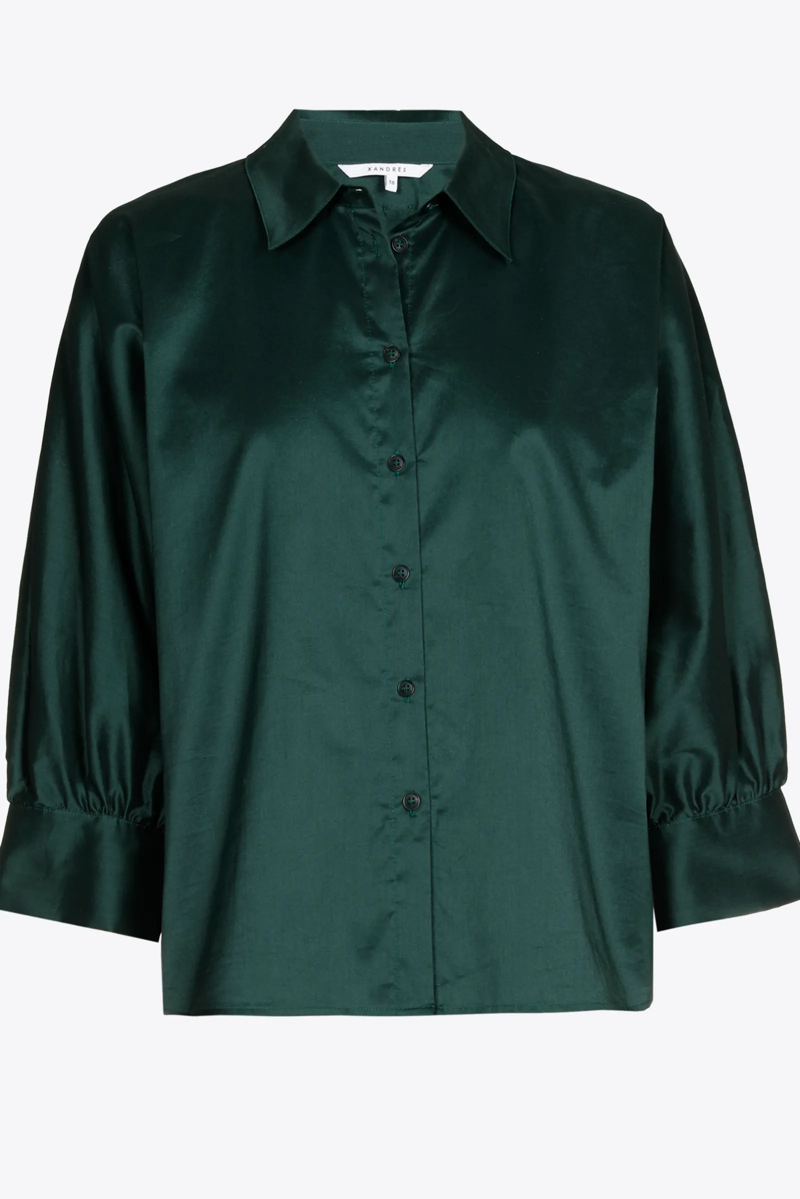 Xandres Blouse volumineuse avec col de chemise-Femme Blouses