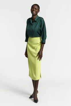 Xandres Blouse volumineuse avec col de chemise-Femme Blouses