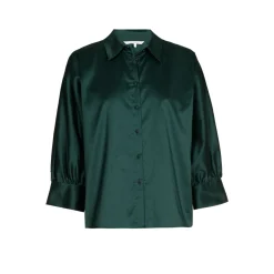 Xandres Blouse volumineuse avec col de chemise-Femme Blouses