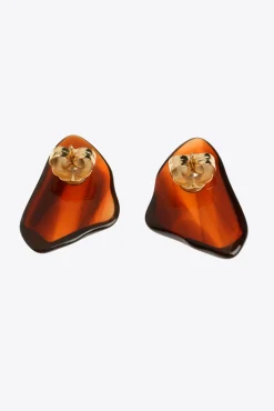 Xandres Boucles d’oreilles avec pierre originale-Femme Accessoires