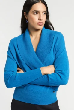 Xandres Cache-cœur à col châle-Femme Pulls & Cardigans