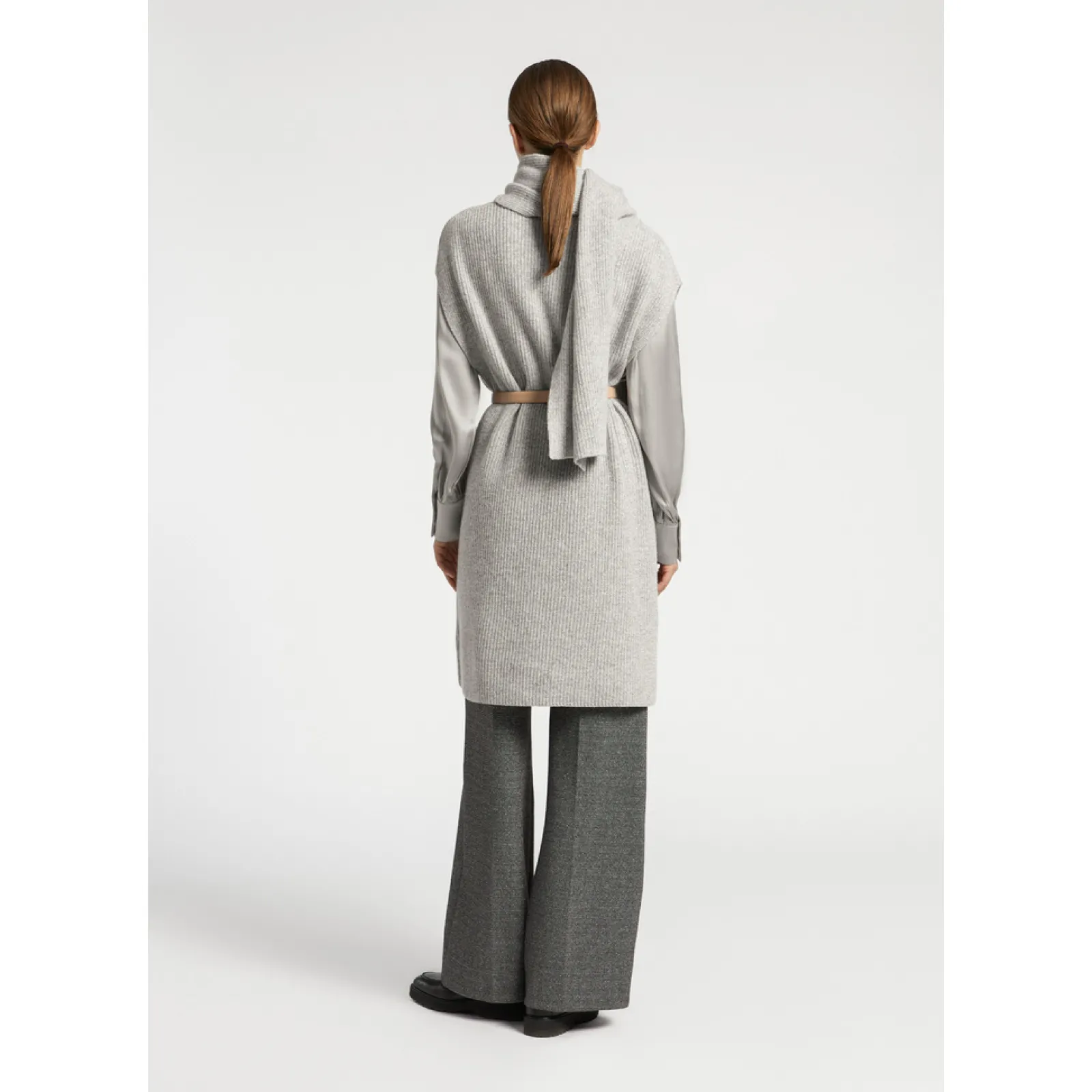 Xandres Cardigan long sans manches-Femme Xandres Plus|Pulls & Cardigans