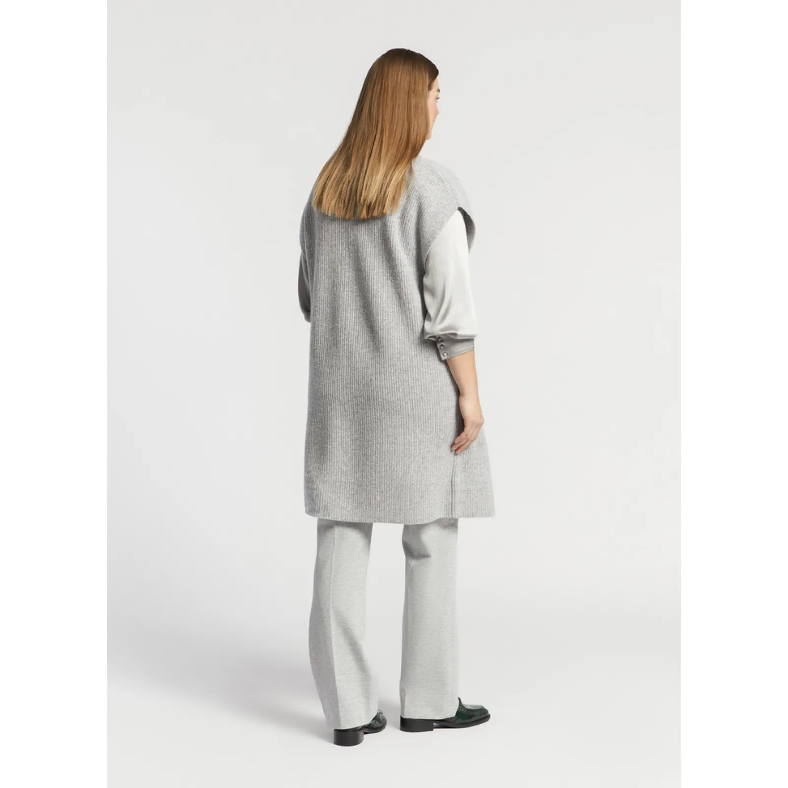 Xandres Cardigan long sans manches-Femme Xandres Plus|Pulls & Cardigans