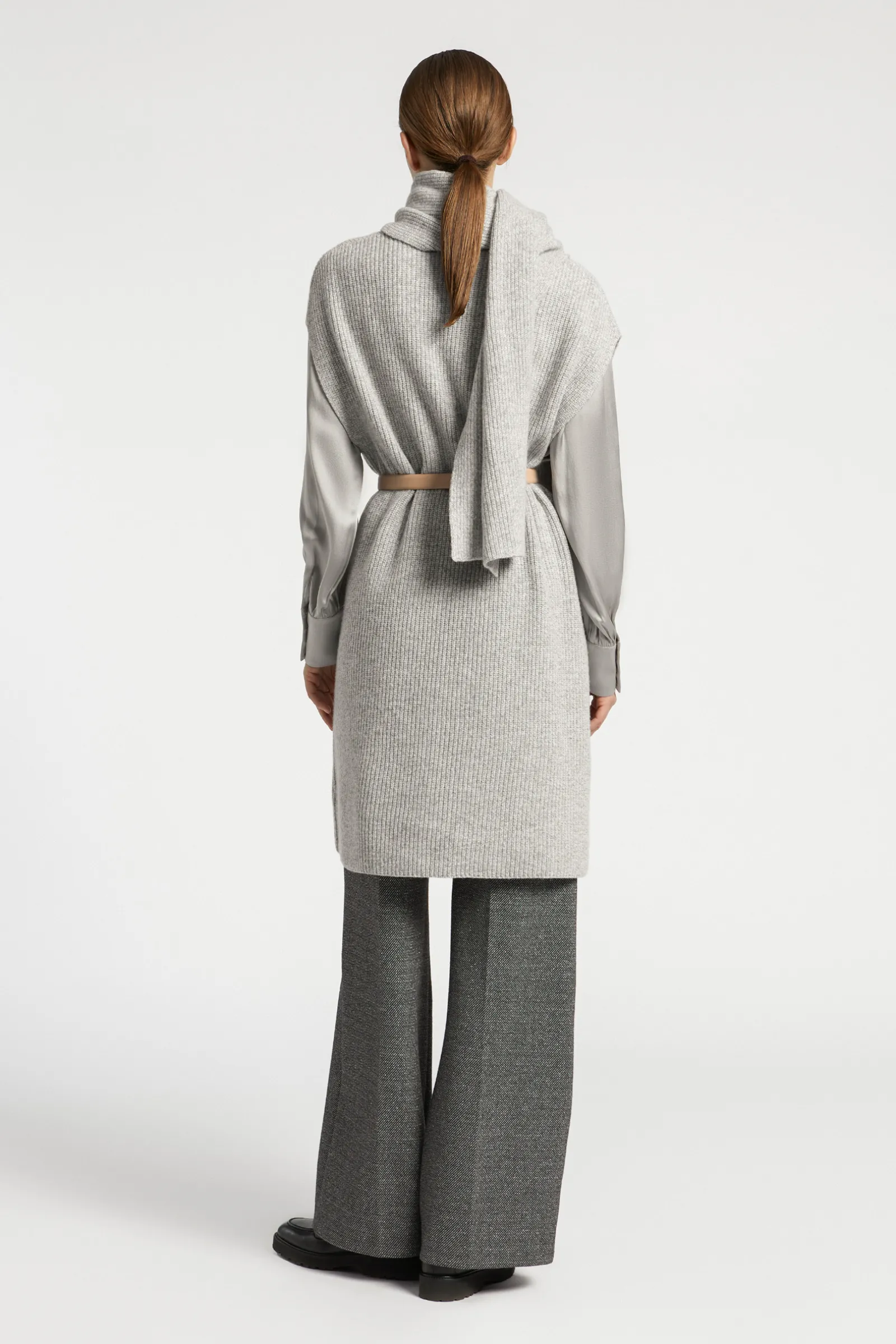 Xandres Cardigan long sans manches-Femme Xandres Plus|Pulls & Cardigans