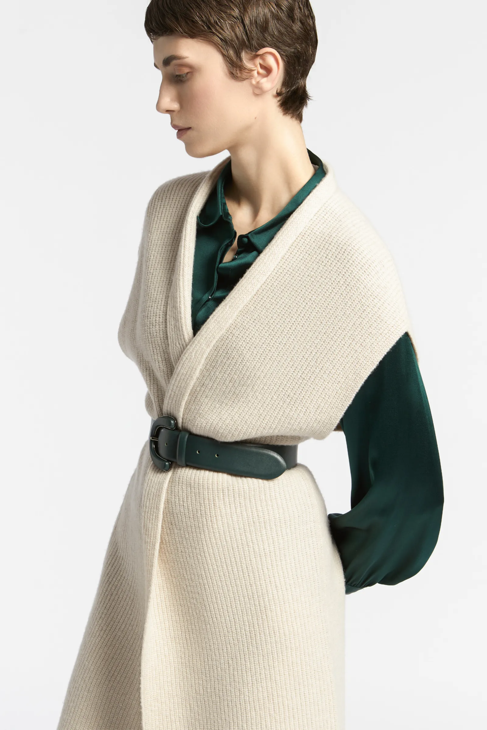 Xandres Cardigan long sans manches-Femme Xandres Plus|Pulls & Cardigans