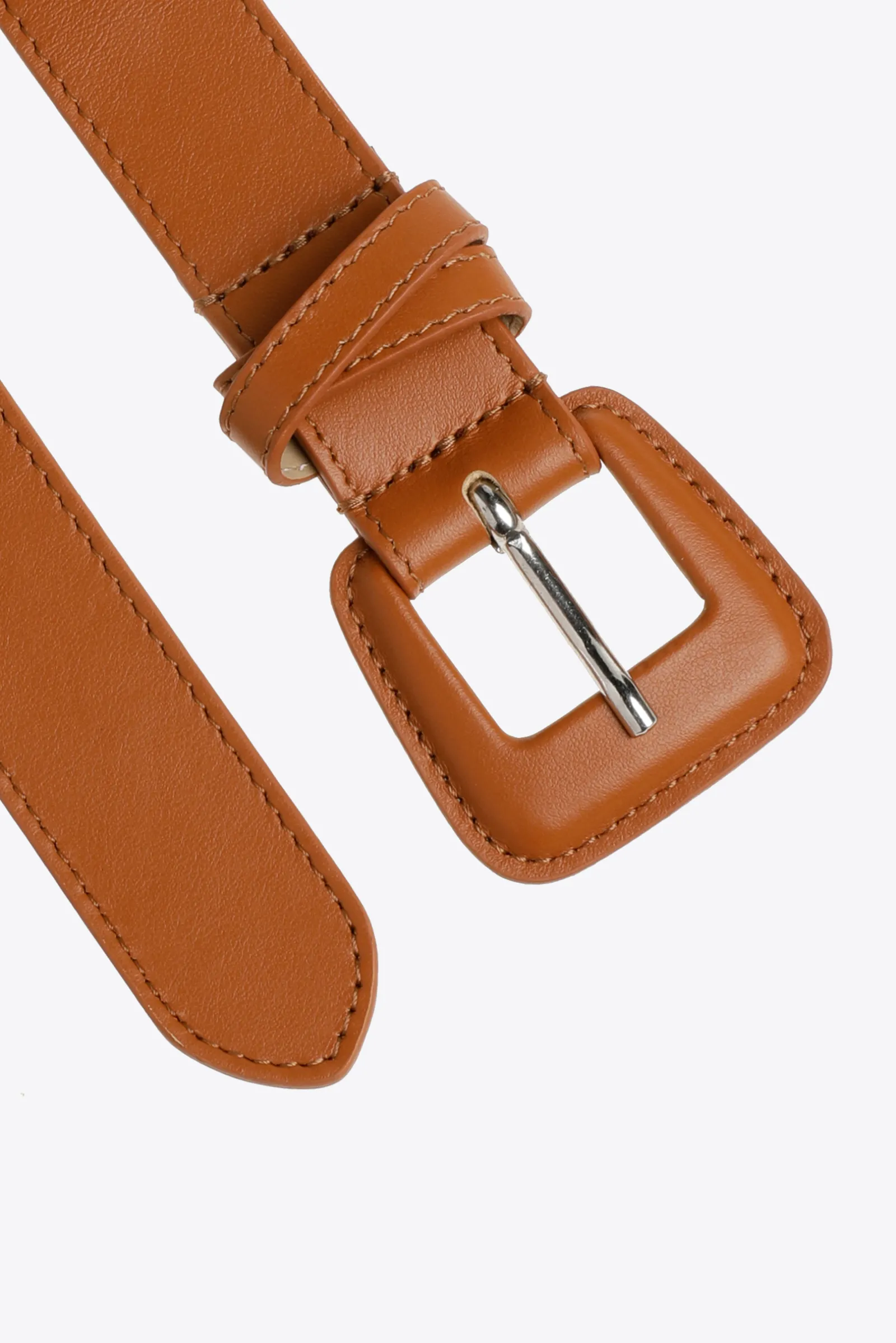 Xandres Ceinture en cuir avec boucle arrondie-Femme Accessoires