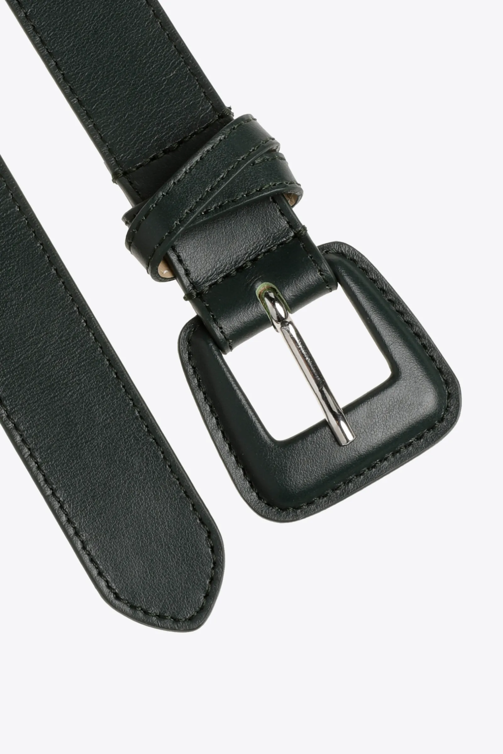 Xandres Ceinture en cuir avec boucle arrondie-Femme Accessoires