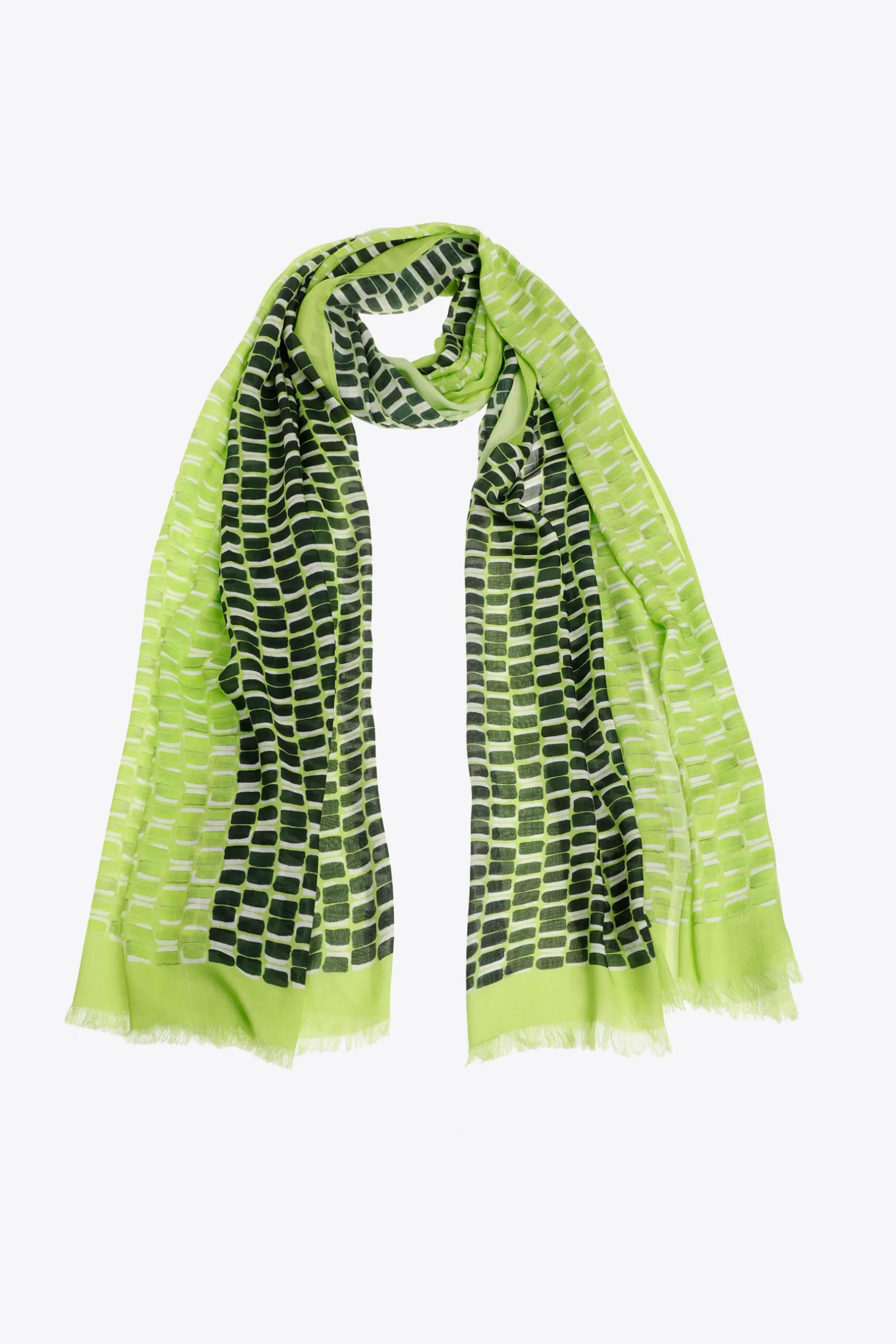 Xandres Écharpe à couleurs contrastées-Femme Accessoires|Echarpes
