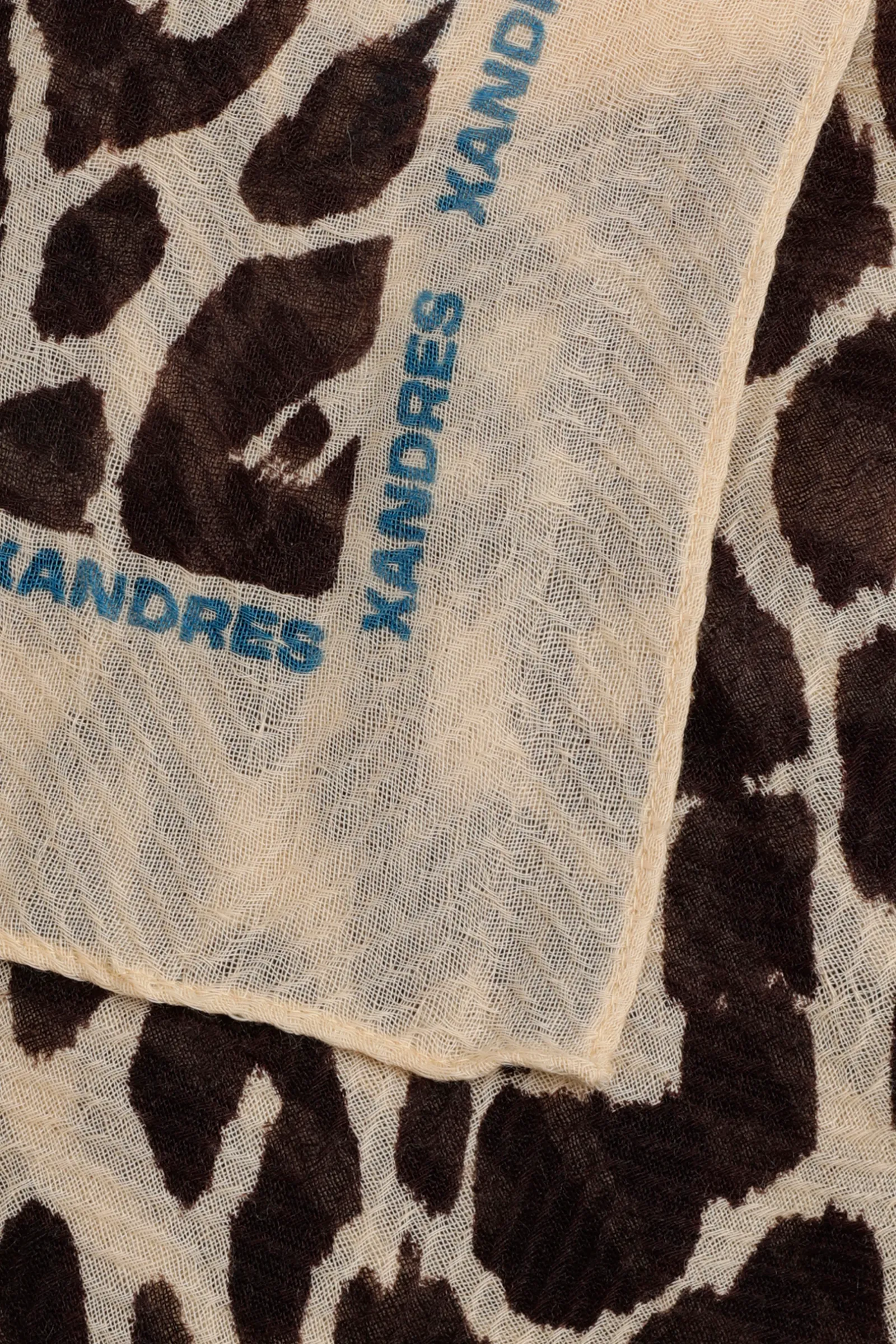 Xandres Écharpe en laine avec imprimé léopard-Femme Accessoires|Echarpes