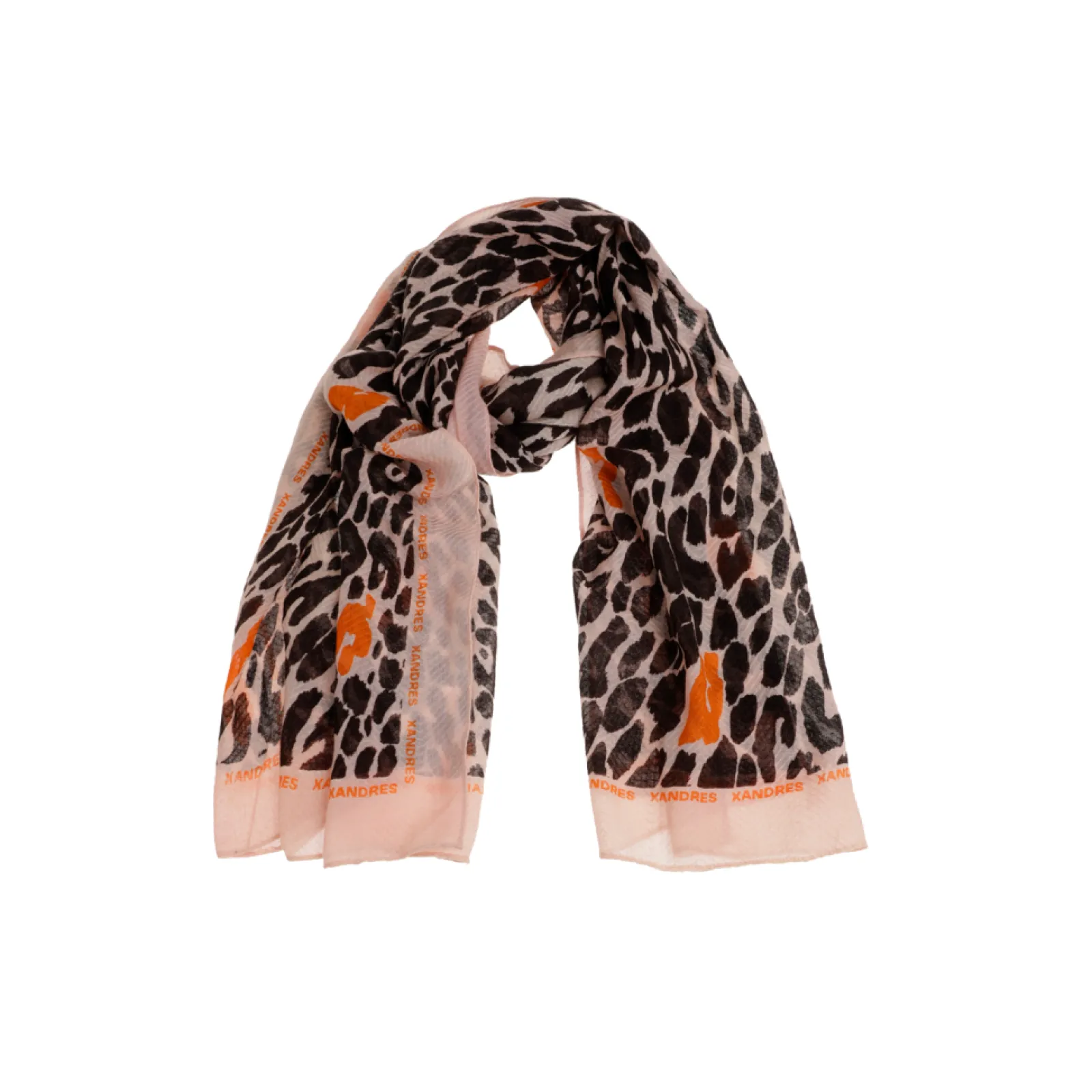 Xandres Écharpe en laine avec imprimé léopard-Femme Accessoires|Echarpes
