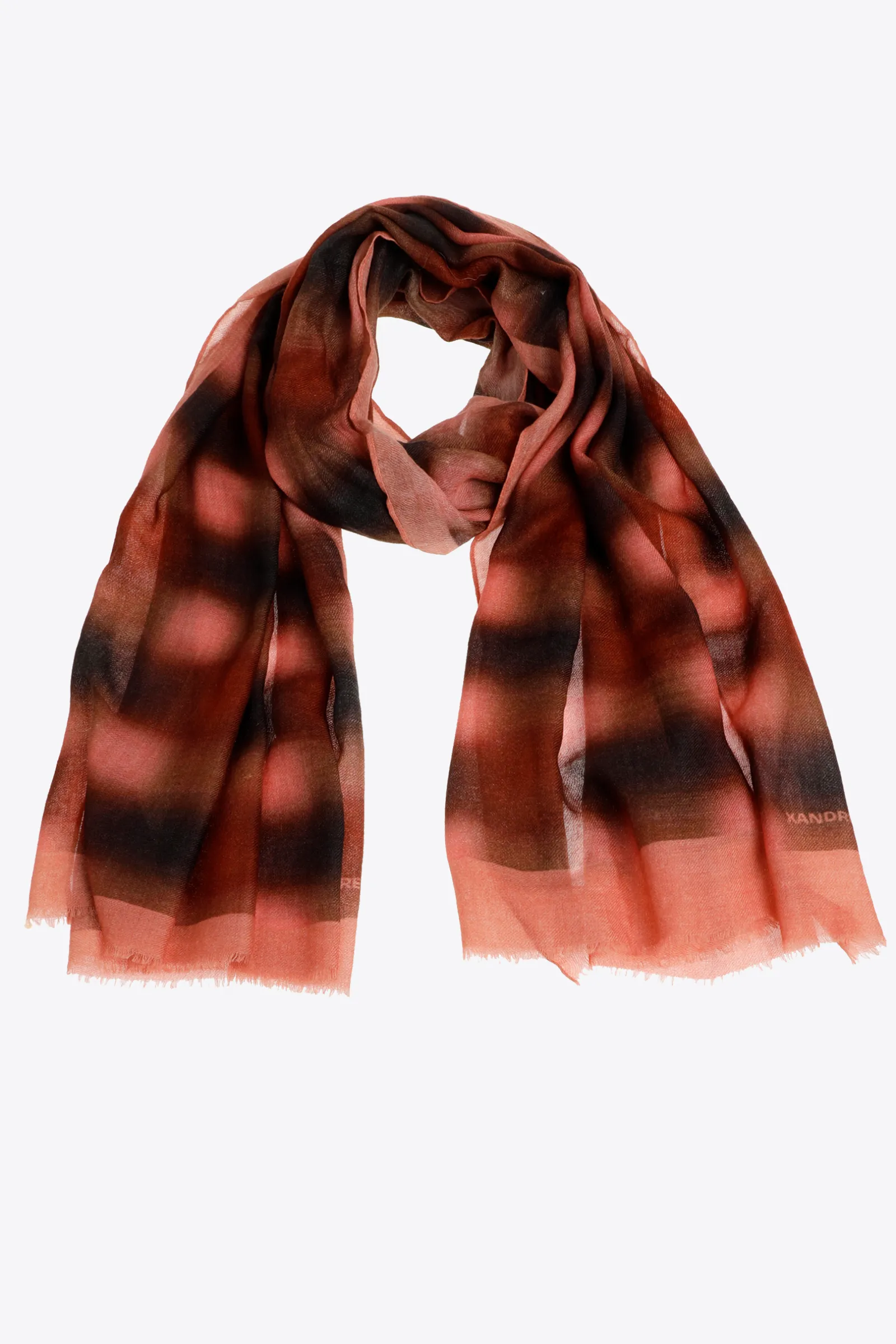 Xandres Écharpe en laine à imprimé flou-Femme Accessoires|Echarpes