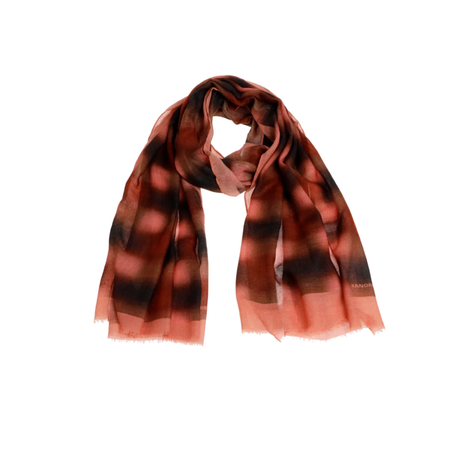 Xandres Écharpe en laine à imprimé flou-Femme Accessoires|Echarpes