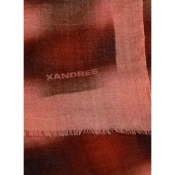 Xandres Écharpe en laine à imprimé flou-Femme Accessoires|Echarpes