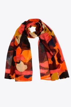 Xandres Écharpe en laine à motif floral-Femme Accessoires|Echarpes