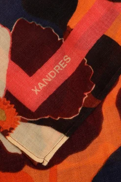 Xandres Écharpe en laine à motif floral-Femme Accessoires|Echarpes